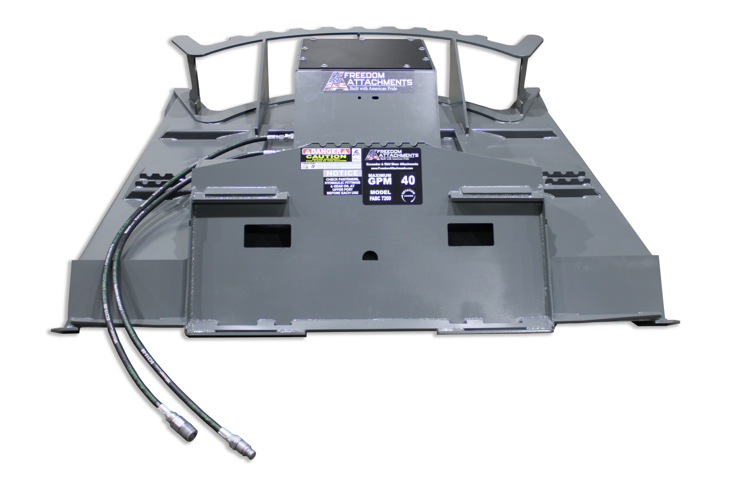 FA Brush Cutter | Models FABC 6000, 7200 & 7800 | Cutting Width 60", 72", 78" | Hydraulic Flow 15 To 45 GPM | For Skid Steers