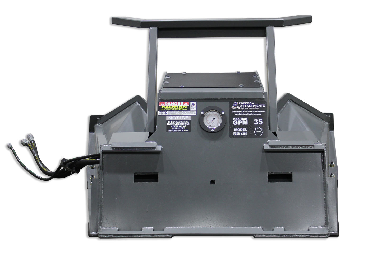 FA Skid Steer Disc Mulcher | Models FADM 4800 & 6000 | Cutting Width 48", 60" | Hydraulic Flow 17 To 45 GPM | For Skid Steers