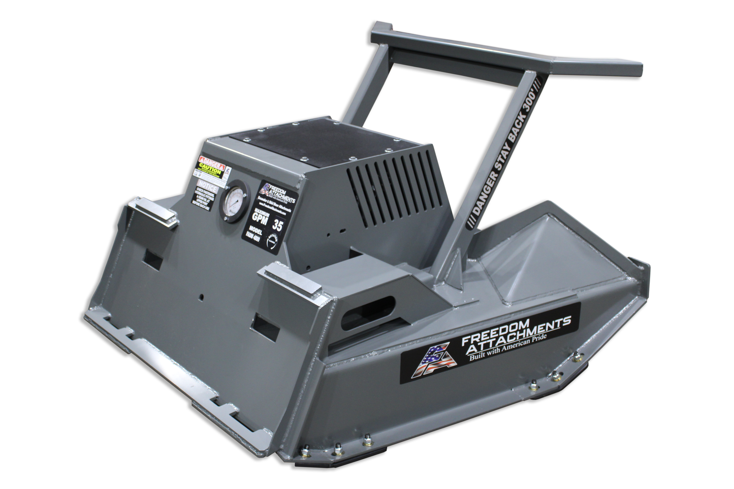 FA Skid Steer Disc Mulcher | Models FADM 4800 & 6000 | Cutting Width 48", 60" | Hydraulic Flow 17 To 45 GPM | For Skid Steers