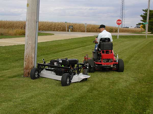 Kunz Engineering | Finish Cut Mower | AcrEase | Model Pro60KW | Cutting Width 58" Inches | Horsepower 24 HP | For ATV, UTV, Riding Mower, Tractor