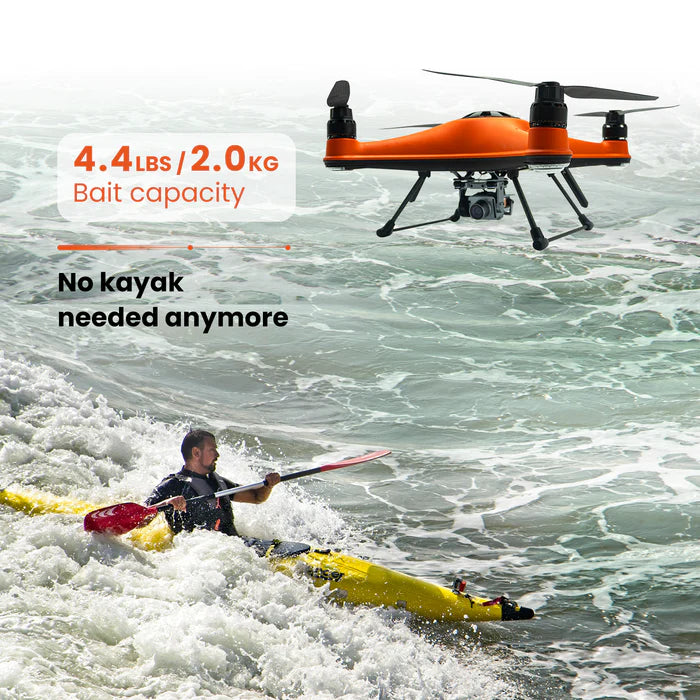 SwellPro Fisherman FD3 WaterProof Fishing Drone | Max Flight Time 27 Min | Operating Time 5 Hours