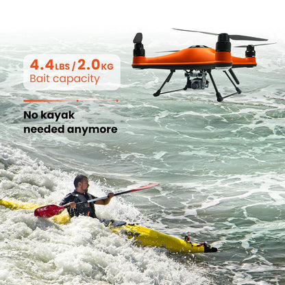 SwellPro Fisherman FD3 WaterProof Fishing Drone | Max Flight Time 27 Min | Operating Time 5 Hours