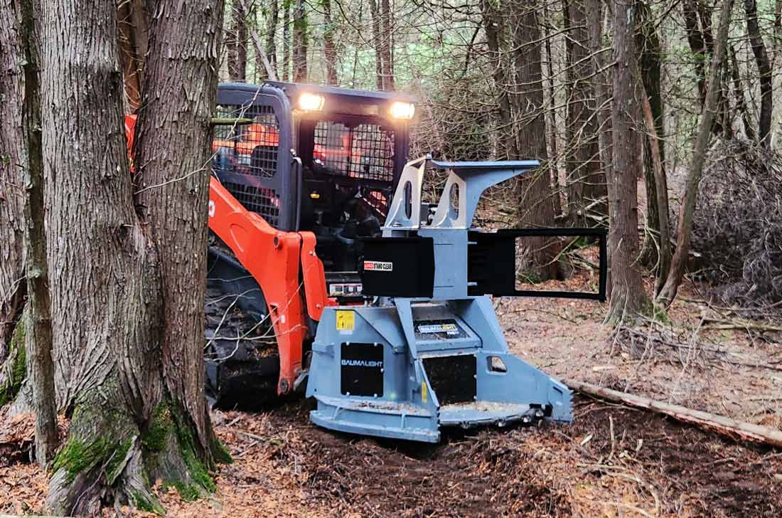 Baumalight Feller Buncher Tree Saw | Model FGS-952 | Blade Diameter 52" | Maximum Cut 20" | Hydraulic Flow 25 To 45 GPM | For Skid Steers