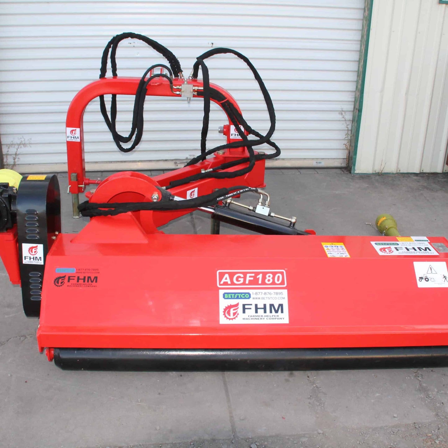 Farmer Helper FH-AGF Standard Ditch Bank Flail Mower | 55" to 71" Working Width | 45-85HP for Tractor