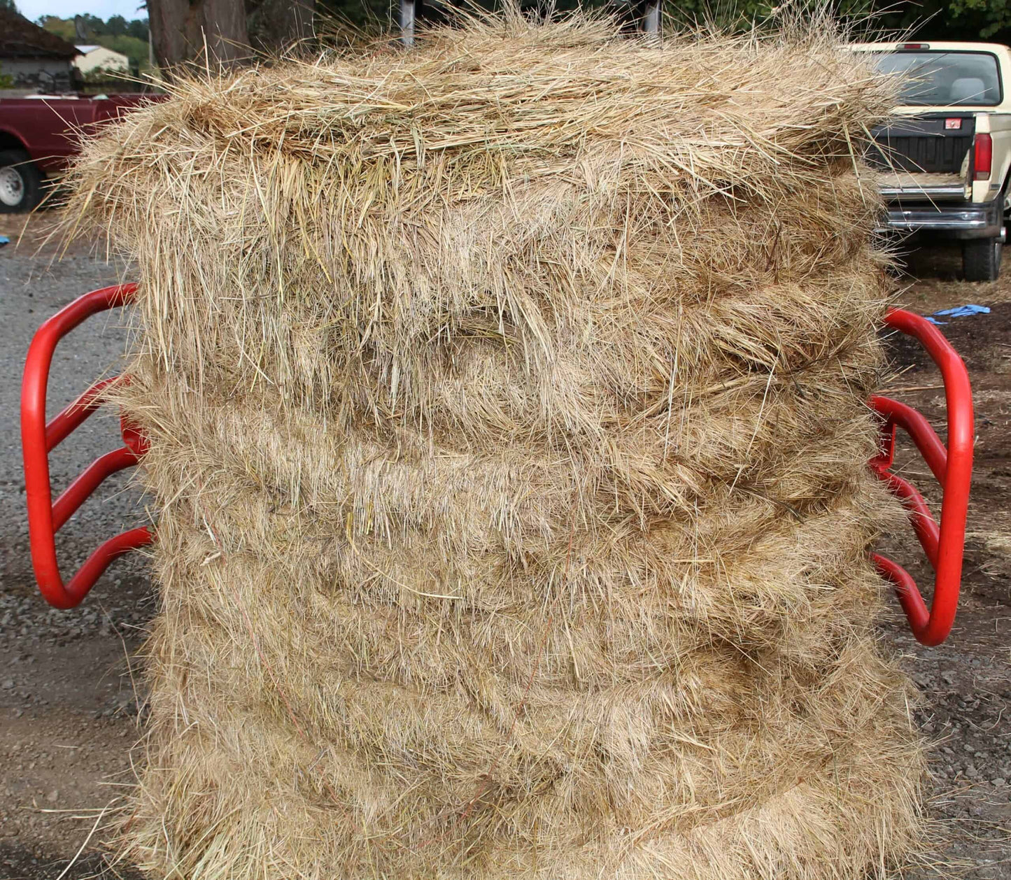 Farmer Helper FH-BG130 Rount Hay Bale Gripper Standard | 80"-150" Bale Diameter for Skidsteer/Tractor