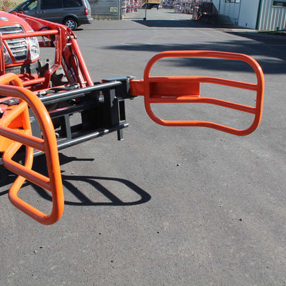 Farmer Helper FH-BG130 Rount Hay Bale Gripper Standard | 80"-150" Bale Diameter for Skidsteer/Tractor