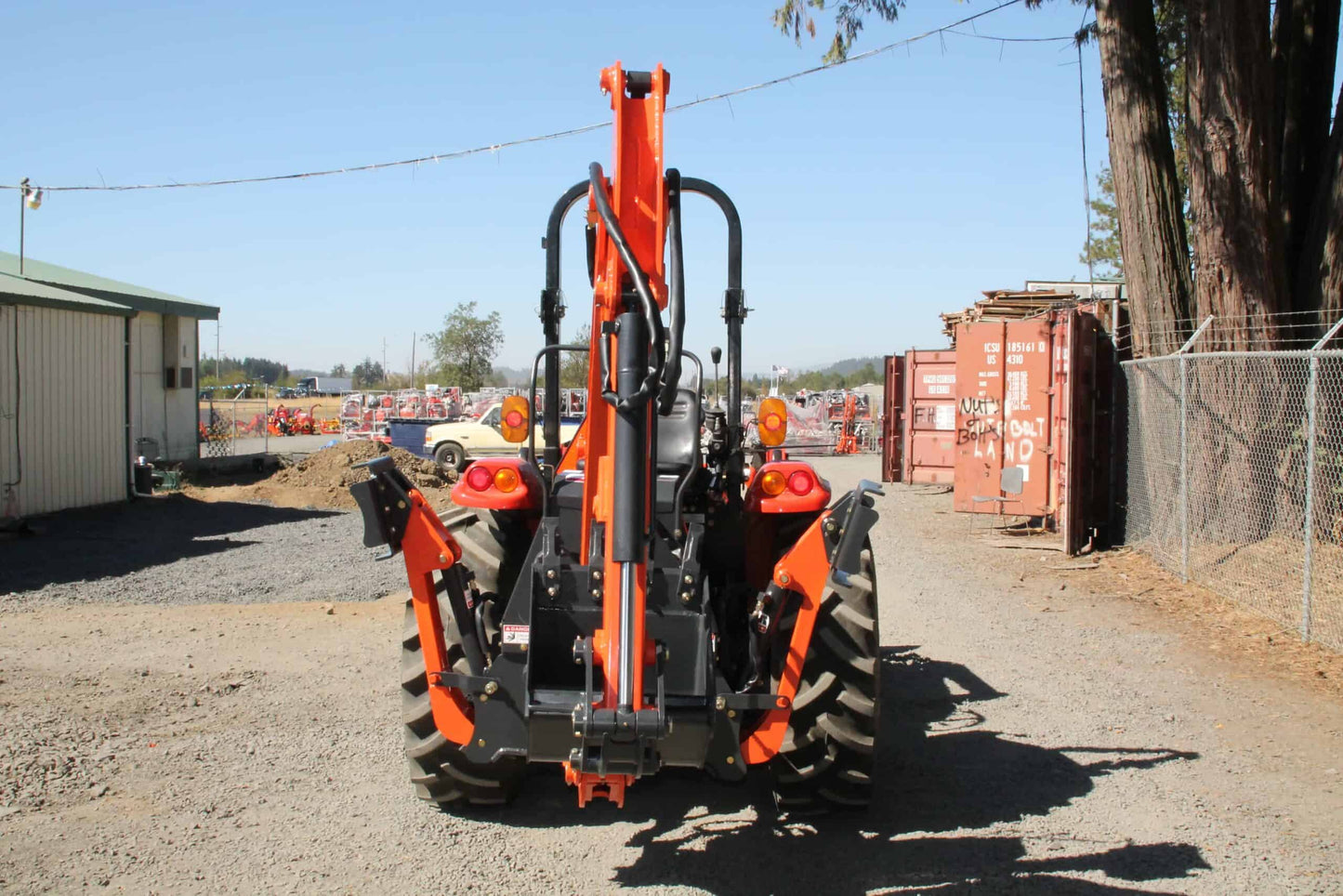 Farmer Helper FH-BH8-9 Self Contained Backhoe | 8'-9' Digging Depth | 90HP PTO for Tractor