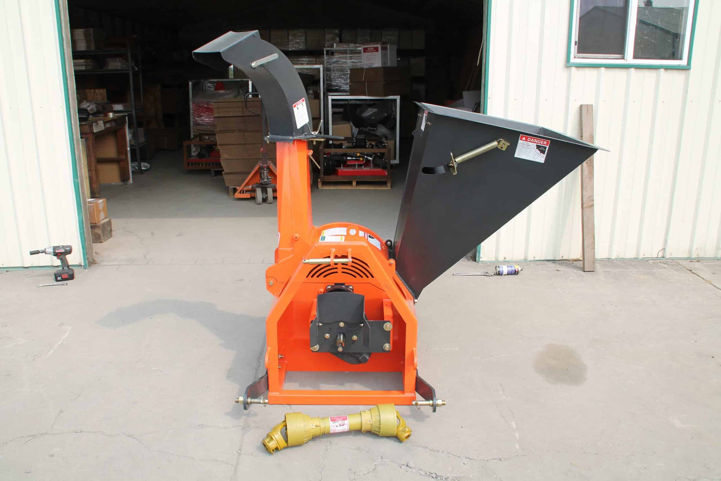 Farmer Helper FH-DW30 Drum Style Wood Chipper | 6” Chipping Diameter | 20-50HP for Tractor