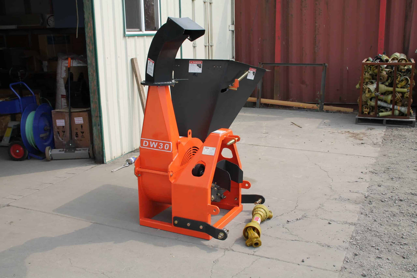 Farmer Helper FH-DW30 Drum Style Wood Chipper | 6” Chipping Diameter | 20-50HP for Tractor