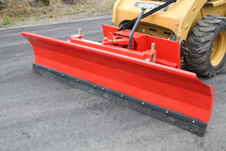 Farmer Helper | Snow Blade | Model FH-SBE240 | Width 98.4" | Hydraulic Angle 30° | Reinforced Rubber Edge | Hydraulic Flow 18 To 25 GPM | For Skid Steers & Tractors