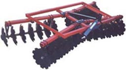 A & B EAGLELINE EQUIPMENT 3 PT 8'-2" TO 11'-4" FLEXIBLE HITCH HARROW - CO-ALL CUT-OUT 20" BLADES FOR TRACTOR