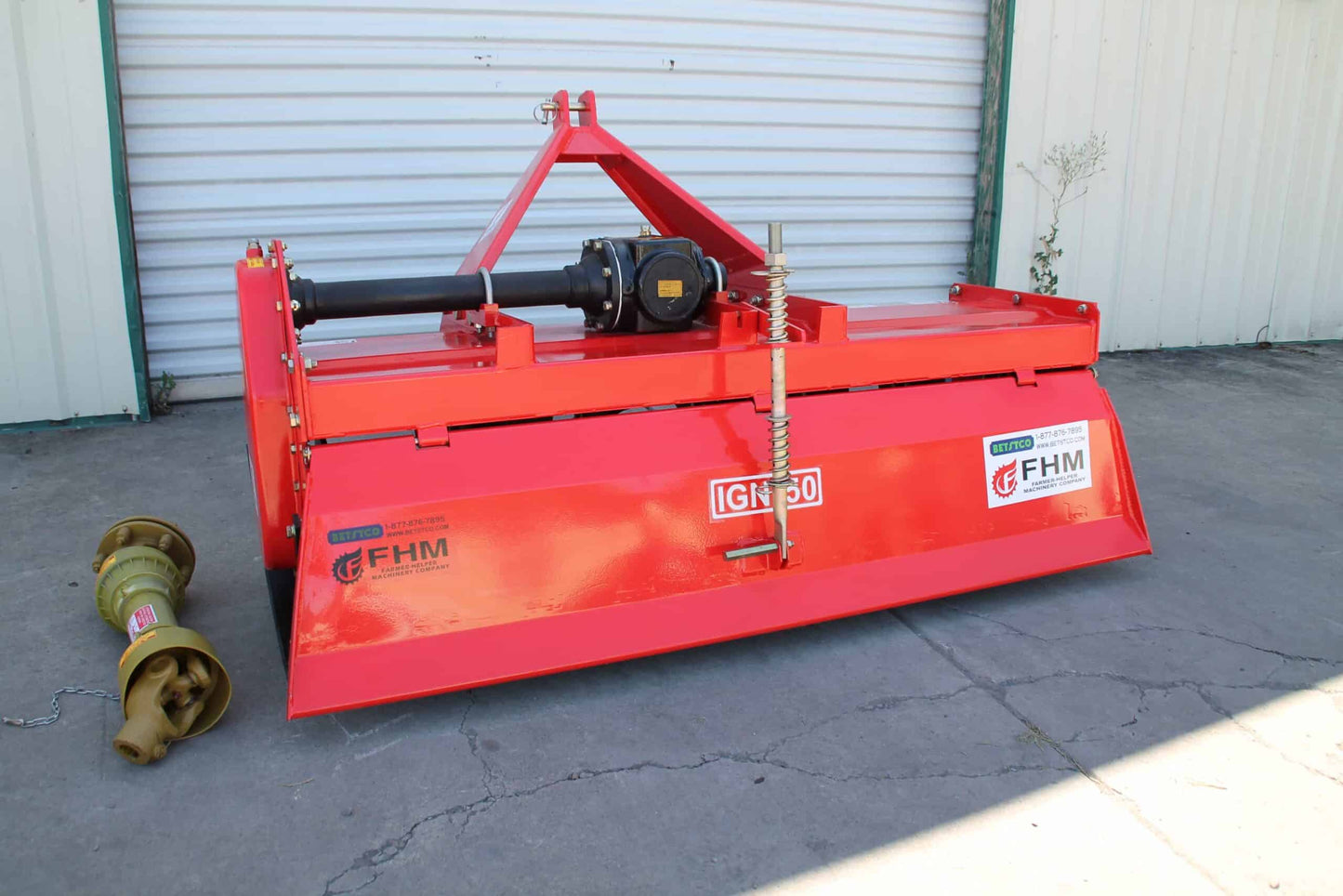 Farmer Helper FH-IGN Heavy Duty Tiller | 41" to 71 Working Width | 18-75HP for Tractor