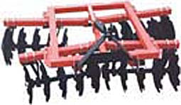 A & B EAGLELINE EQUIPMENT 3 PT. 6'-6" TO 7'-7"  FIELD MEDIUM DUTY DISC HARROW - CO-ALL CUT-OUT 18" BLADES FOR TRACTOR