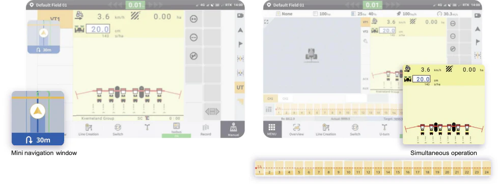 FJDynamics Auto Steer System | Model AT2 Max | Steering Wheel 15.0" | 20 To 500+ HP | For Tractors & Agricultural Machinery