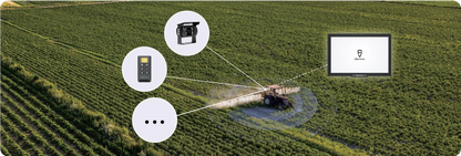 FJDynamics Auto Steer System | Model AT2 Max | Steering Wheel 15.0" | 20 To 500+ HP | For Tractors & Agricultural Machinery