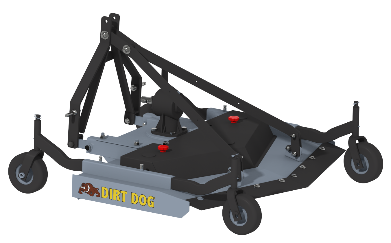 Dirt Dog FM Series Finish Mower | Model FM105 & FM106 | Cutting Width 60" & 72" | 20–60 HP | For Tractors
