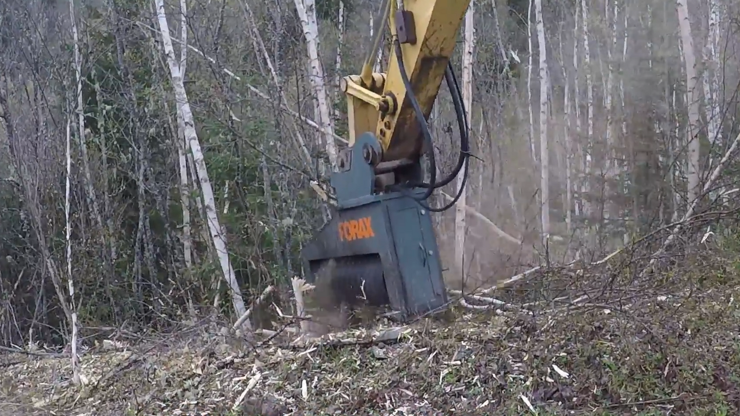 Forax Extreme Duty Mulcher | Model XD66 | Cutting Width 66" | Machine Size 20-26 Tons | For Excavators