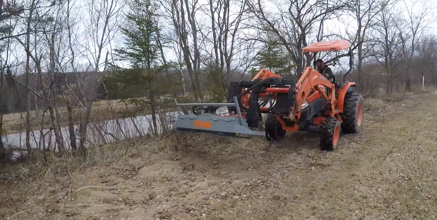 Forax Heavy Duty 6' Brush Cutter Rotary Blades | Model HDBC | Weight 660 lbs | Minimum 45 HP | For Tractor w/ Tilt Mount