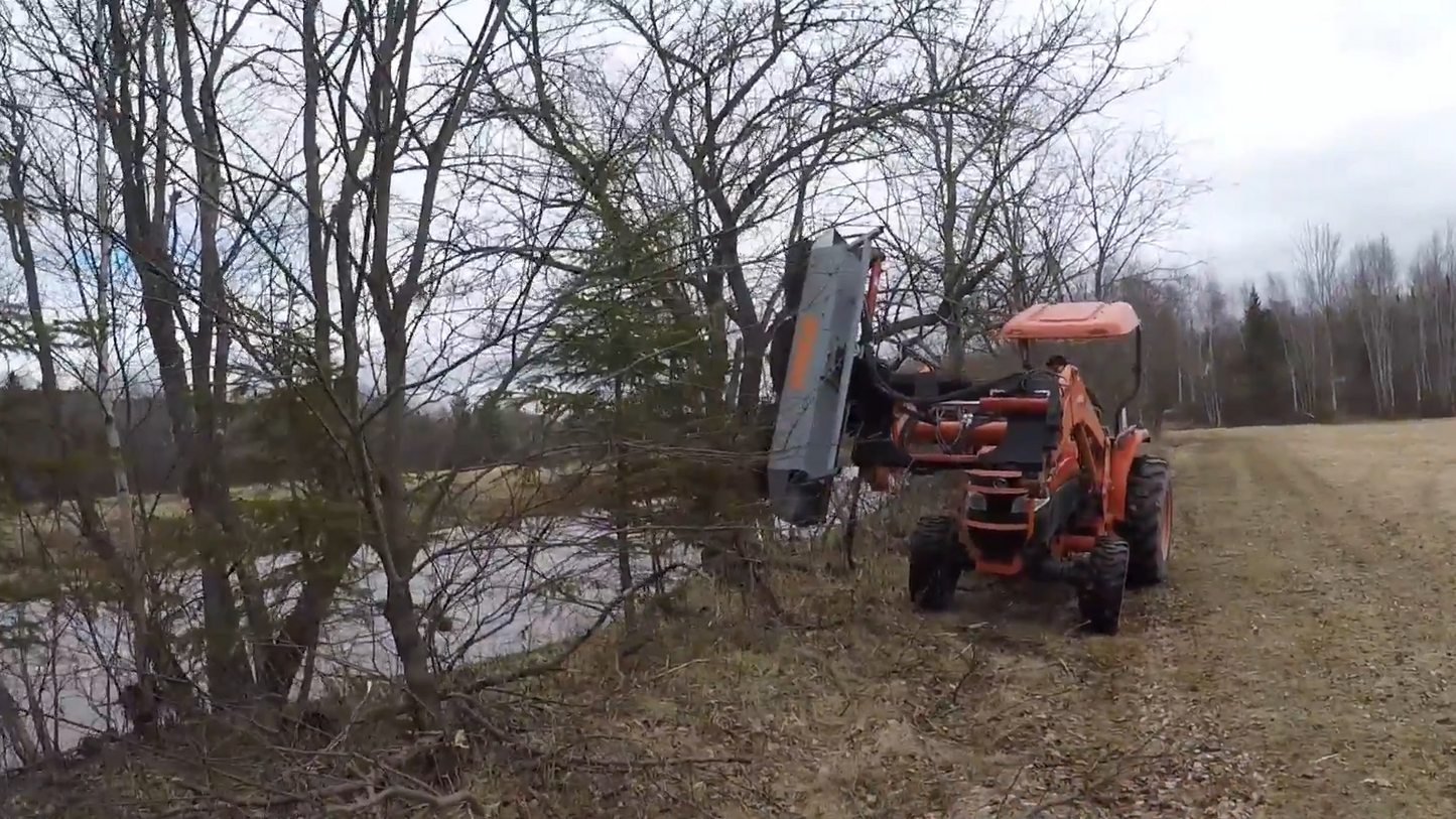 Forax Heavy Duty 6' Brush Cutter Rotary Blades | Model HDBC | Weight 660 lbs | Minimum 45 HP | For Tractor w/ Tilt Mount