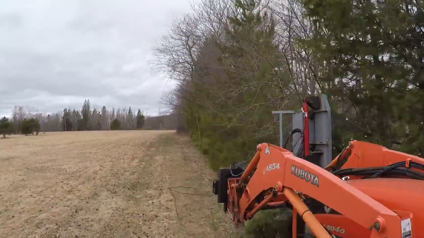 Forax Heavy Duty 6' Brush Cutter Rotary Blades | Model HDBC | Weight 660 lbs | Minimum 45 HP | For Tractor w/ Tilt Mount