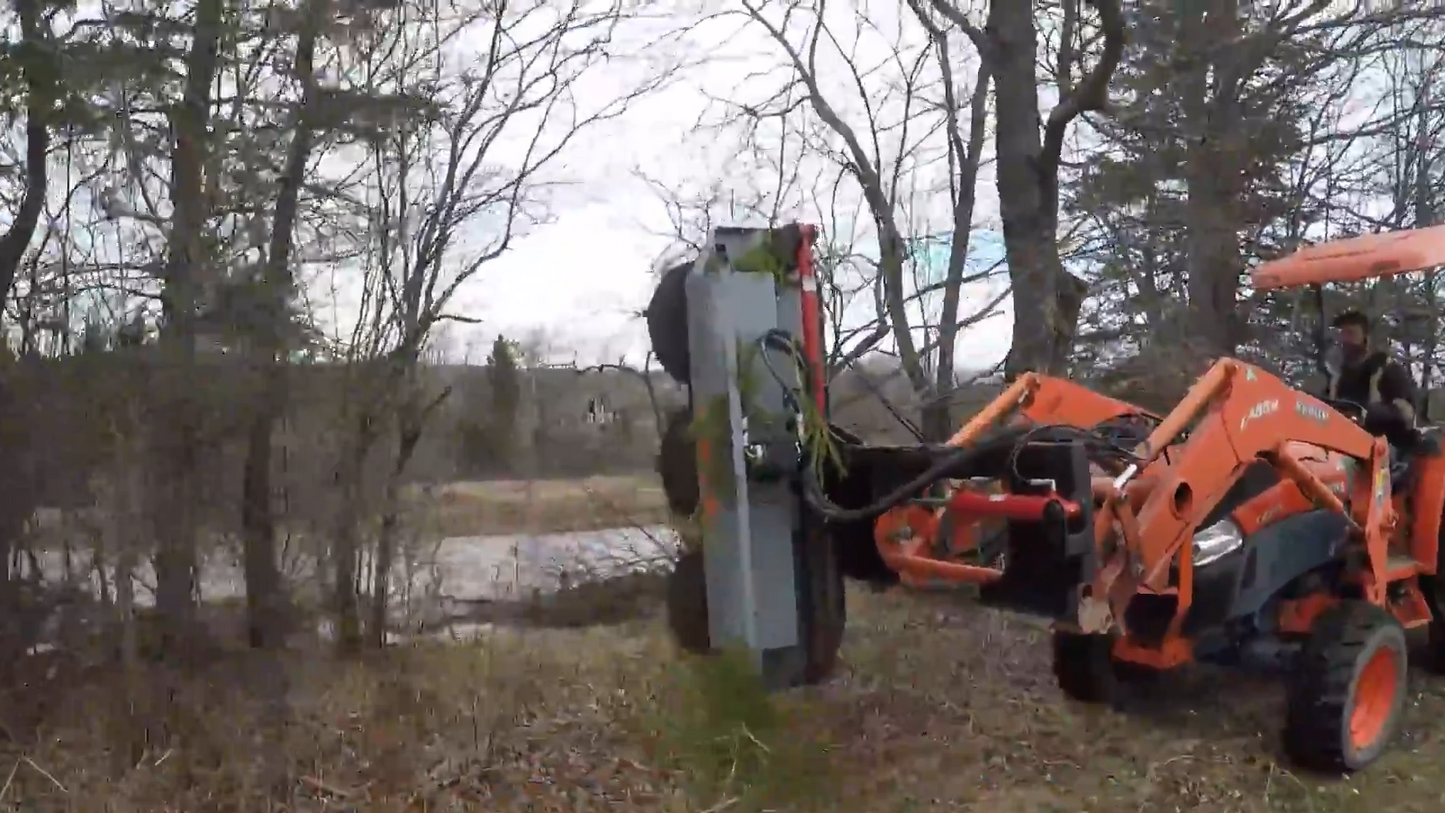 Forax Heavy Duty 6' Brush Cutter Rotary Blades | Model HDBC | Weight 660 lbs | Minimum 45 HP | For Tractor w/ Tilt Mount