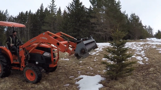 Forax Heavy Duty Mulcher | Model HD72 | Cutting Width 72"| 50HP | For Tractor Universal Skid-Steer Mount