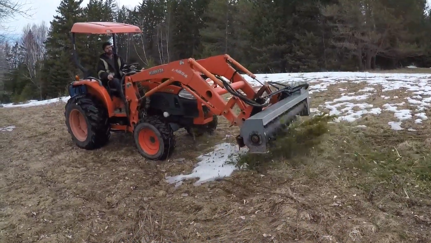 Forax Heavy Duty Mulcher | Model HD72 | Cutting Width 72"| 50HP | For Tractor Universal Skid-Steer Mount