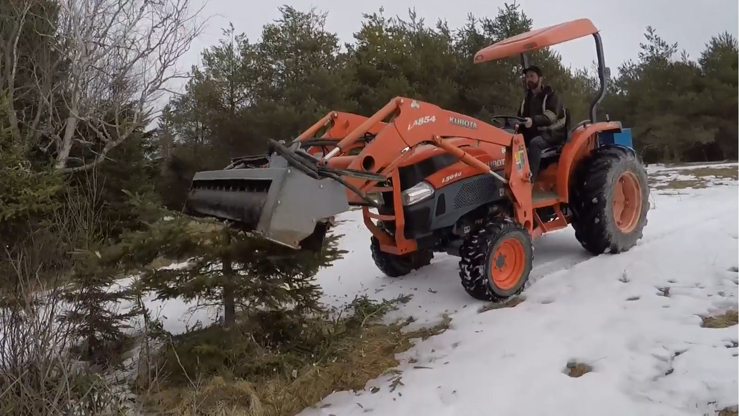 Forax Heavy Duty Mulcher | Model HD72 | Cutting Width 72"| 50HP | For Tractor Universal Skid-Steer Mount