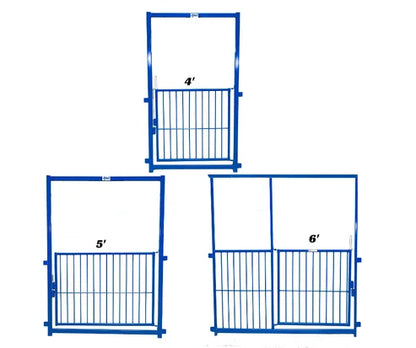 Sydell Multi-Species Arched Front Gate | FPEV4A4 &FPEV5A5 | Width 48" To 72" | For Livestock Show Pens