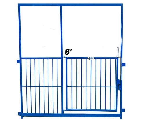 Sydell Multi-Species Arched Front Gate | FPEV4A4 &FPEV5A5 | Width 48" To 72" | For Livestock Show Pens