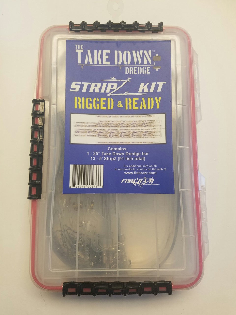 FISH RAZR TACKLE TAKE DOWN DREDGE KIT 25" BAR 91 FISH STRIPZ