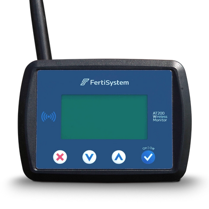 FertiSystem AT200 Display | Seed & Fertilizer Flow Monitor | Wireless Sensor Display | 120 Run Support | 100–600+ HP | For Tractors