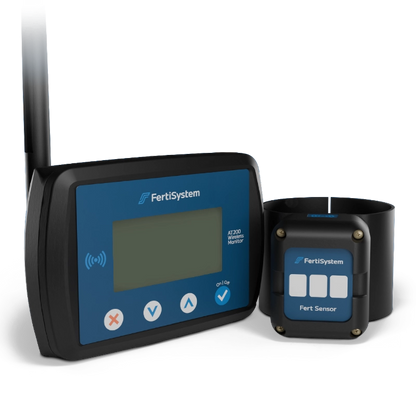 FertiSystem AT200 Display | Seed & Fertilizer Flow Monitor | Wireless Sensor Display | 120 Run Support | 100–600+ HP | For Tractors