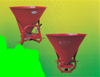Wildlife Farming 3PT Fertilizer Spreader | Heavy-Duty Cast Hopper | 625–890 lb Capacity | 6.6–19.7 yd Spread | 25–55 HP | For Tractors