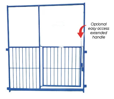 Sydell Multi-Species Arched Front Gate | FPEV4A4 &FPEV5A5 | Width 48" To 72" | For Livestock Show Pens