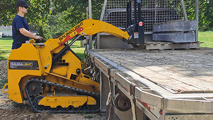 Baumalight Mini Track Loader | Model TRL630D | 24.8 HP Kubota | 2-Speed | 10.5 GPM