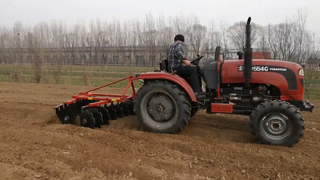 A & B EagleLine Equipment | 3-Point Clevis Hitch Disc Harrow W/ 20" Blades | Model CHH-COF-RR Series | Width 8'2" to 11'4" | Horsepower 25-65 HP | For Tractors