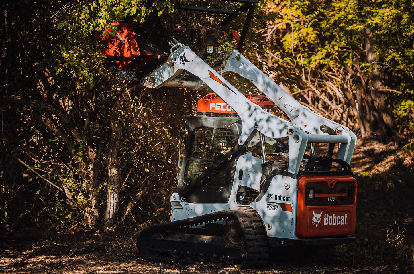 Fecon Bull Hog Blackhawk Mulcher | Model BK6218, & BK7618 | Width 62" & 76" | 30–50 GPM | For Skid Steers & Compact Track Loaders