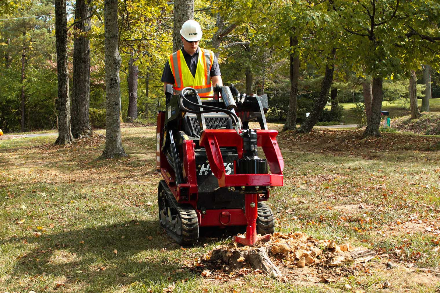 Fecon Compact STUMPEX | Model SHX12 | Bit 12" | Up To 3,250 lbs | 10–20 GPM | For Compact Utility Loaders & Mini Skid Steer