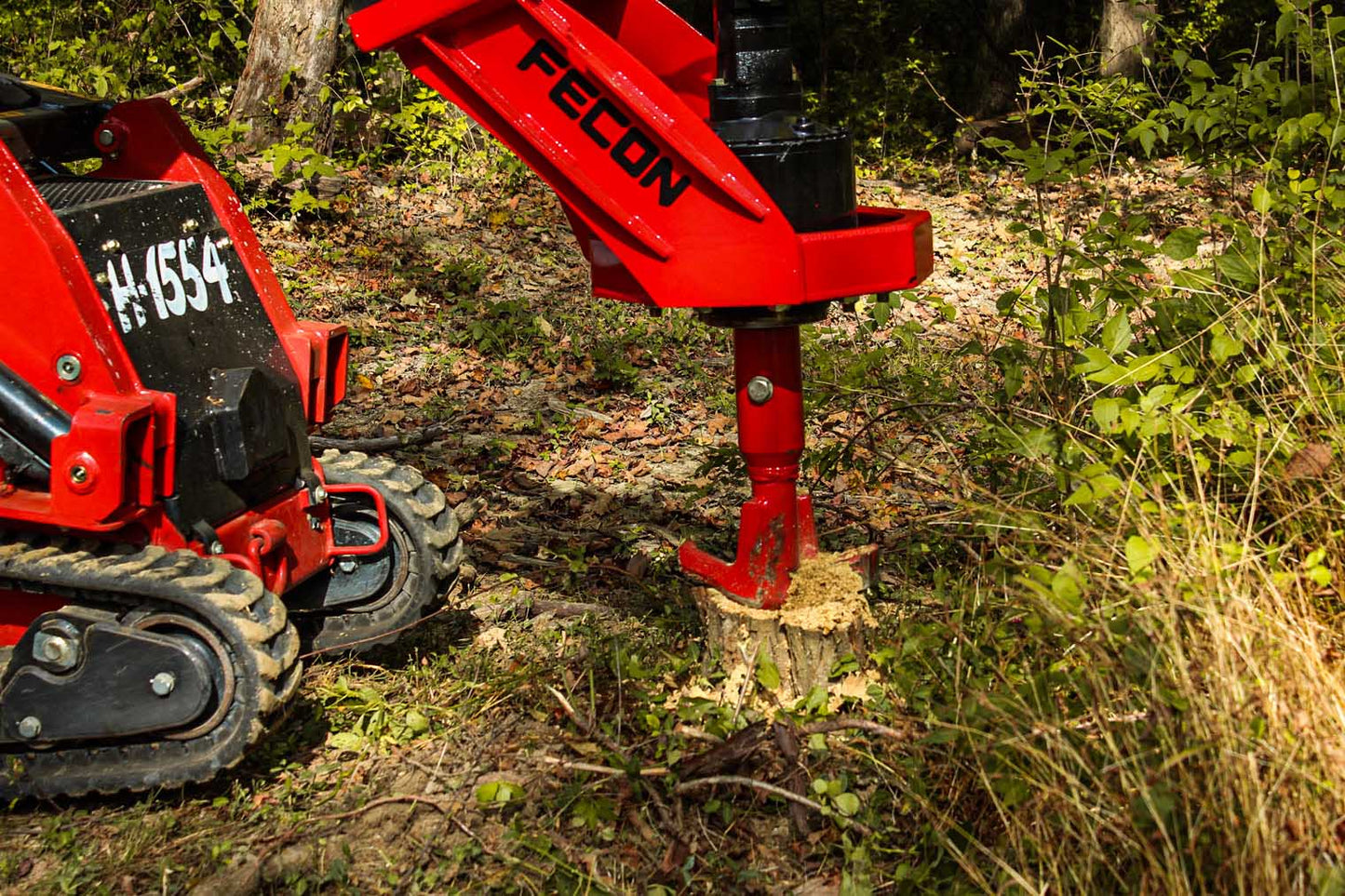 Fecon Compact STUMPEX | Model SHX12 | Bit 12" | Up To 3,250 lbs | 10–20 GPM | For Compact Utility Loaders & Mini Skid Steer