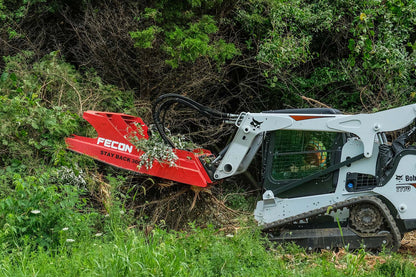 Fecon Deck Mulcher Brush Cutter | Model FDM62, FDM74 & FDM86 | Width 62" To 86" | 17–41 GPM | For Skid Steer & Compact Track Loader
