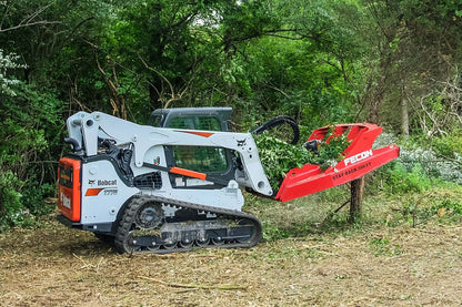 Fecon Deck Mulcher Brush Cutter | Model FDM62, FDM74 & FDM86 | Width 62" To 86" | 17–41 GPM | For Skid Steer & Compact Track Loader