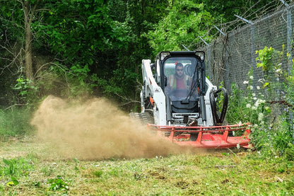 Fecon Deck Mulcher Brush Cutter | Model FDM62, FDM74 & FDM86 | Width 62" To 86" | 17–41 GPM | For Skid Steer & Compact Track Loader