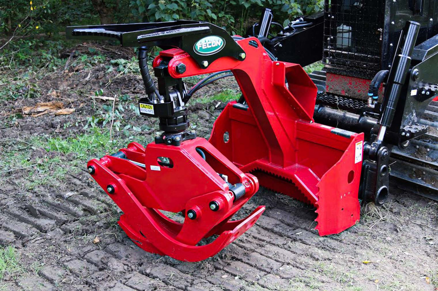 Fecon Rotating Grapple | Model FFG60HD Series | Width 60" | 8 To 30+ GPM | For Skid Steer & Tracked Carrier