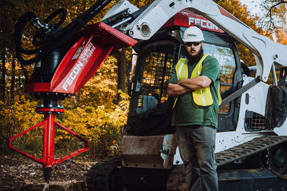 Fecon STUMPEX® 2-Speed Stump Grinder | Model SHX33SX & SHX34EXC | Width 32" | 20–65 GPM | 12–20 Ton | For Skid Steer, Excavator & Compact Loader