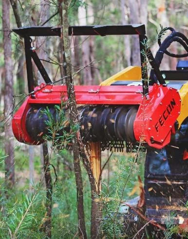 Fecon Bull Hog Standard Flow Mulching Head | Model RK5015 & RK6015 | Width 50" To 60" | 17–27 GPM | For Skid Steer & Compact Track Loader