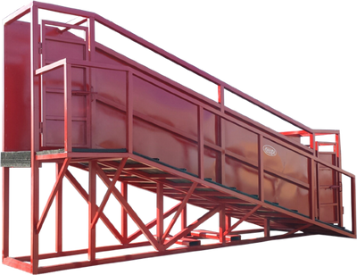 Palco Stationary Loading Chute | Width 12', 14' & 18' | For Cattle Operations & Ranch Facilities