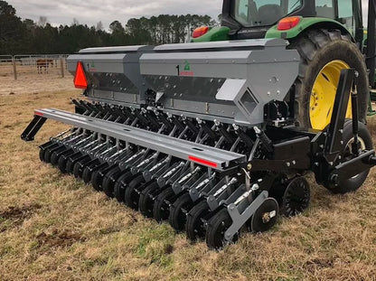 1st Products No Till Drill 10ft 3-Pt & Pull Type | Working Width 126" | Horsepower 80+ HP | For Tractors