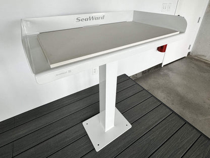 SeaWard The Fish Slayer Premium Fish Cleaning Station | Slayer Dimensions 3′ - 4' | Width 41.5" - 53.5" | 316 Stainless Steel w/ Protective Nylon Washers