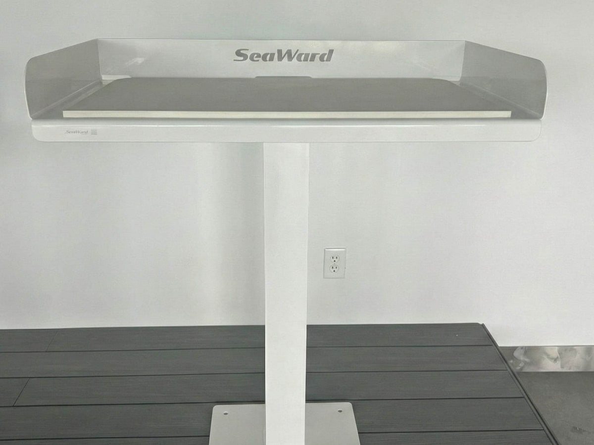 SeaWard The Fish Slayer Premium Fish Cleaning Station | Slayer Dimensions 3′ - 4' | Width 41.5" - 53.5" | 316 Stainless Steel w/ Protective Nylon Washers